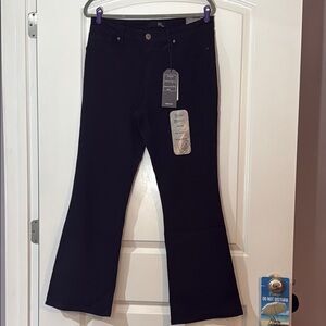 1822 Denim Black Slim Bootcut Jeans NWT